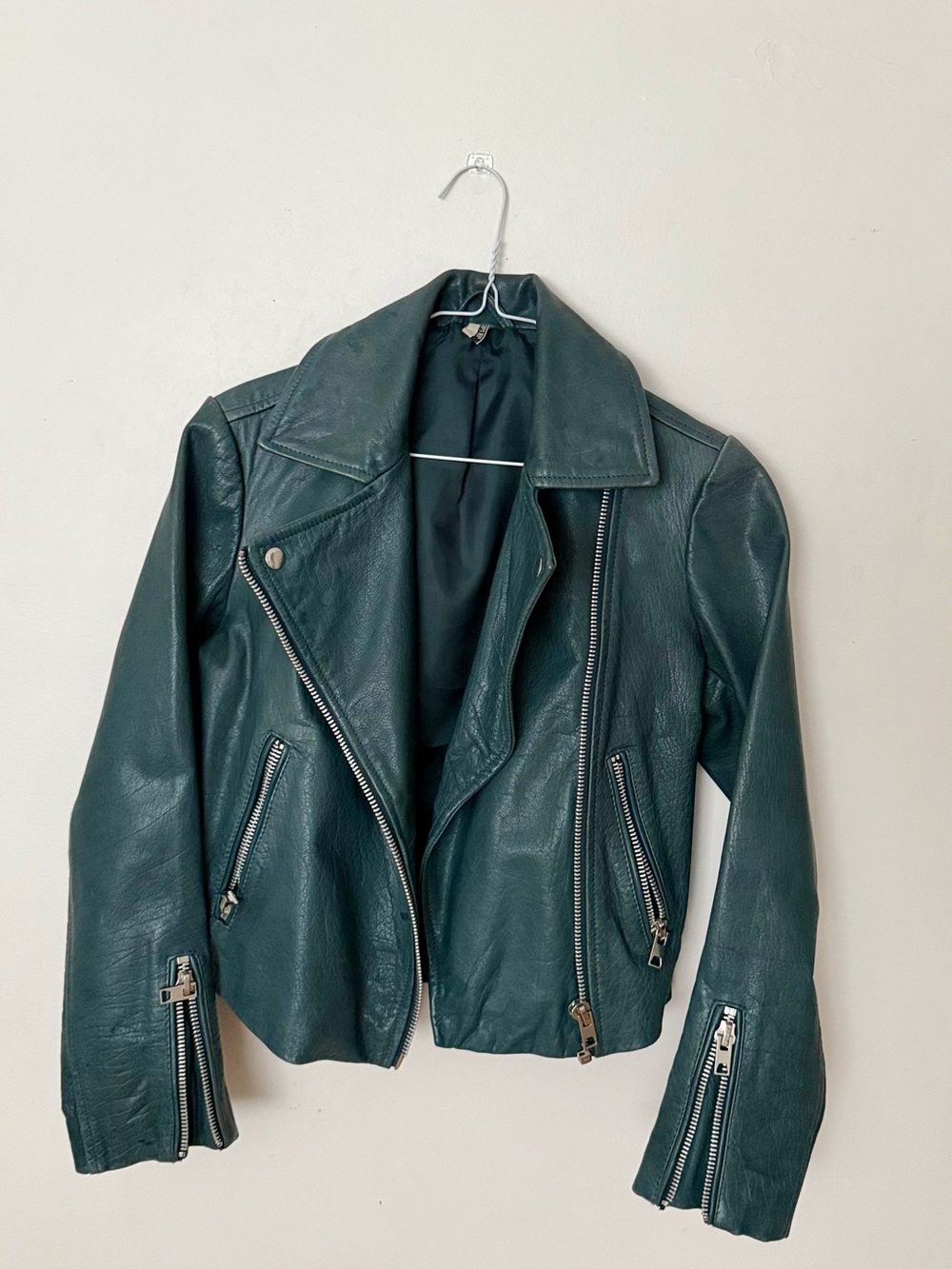 Topshop British Racing Green Jacket Double Breasted